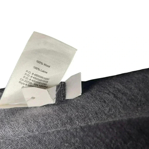 Wilfred Flaubert Wool Long Sleeve Dark Gray Open Cardigan Sweater Size XS - Picture 7 of 7